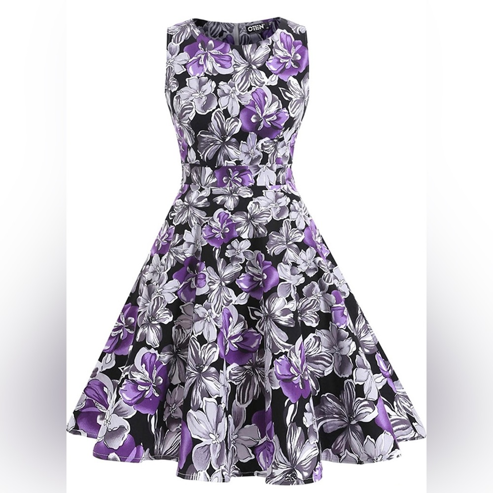 Plus 1950s style vintage dress